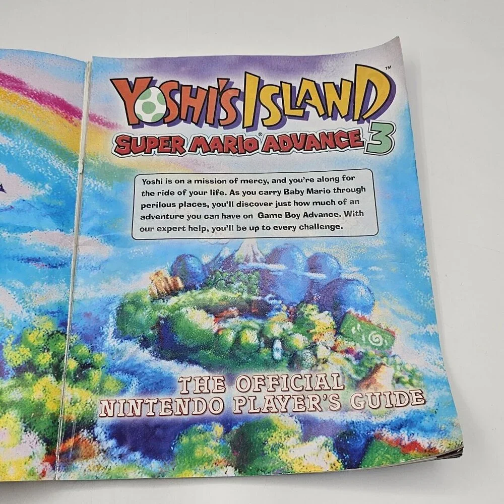 Yoshi’s Island Super Mario Advance 3 Official Player’s Guide Nintendo Power GBA